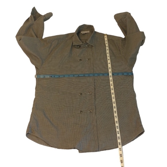 BARNEY'S NEW YORK Blazer Women's Size 6 Black Double Breasted Mini Houndstooth - Picture 3 of 10